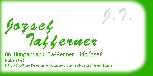 jozsef tafferner business card